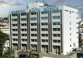 Fachada do Hospital Santa Mônica em Divinópolis