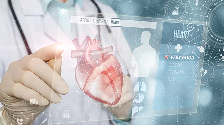 Imagem 3D de coração